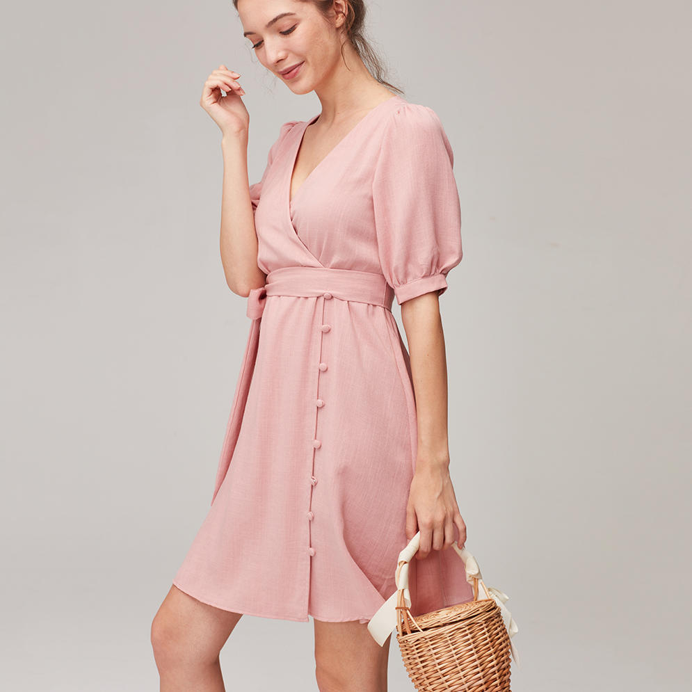 Custom Knee Length Maternity Dress Summer